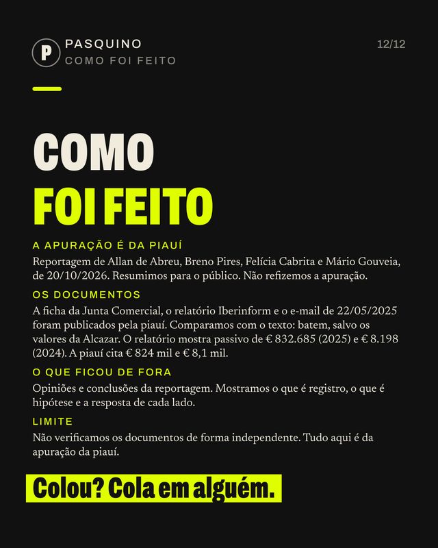 Card do carrossel A casa de apostas e Flávio: o que a piauí mostra
