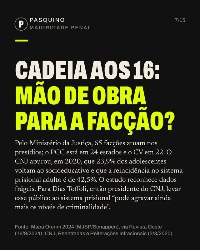 Card do carrossel O plano de governo sem números