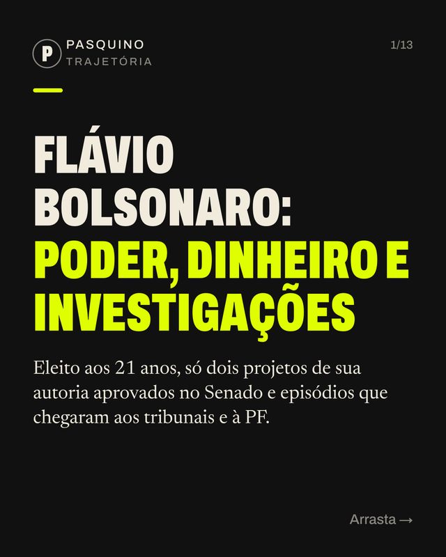 Capa: A trajetória política de Flávio Bolsonaro